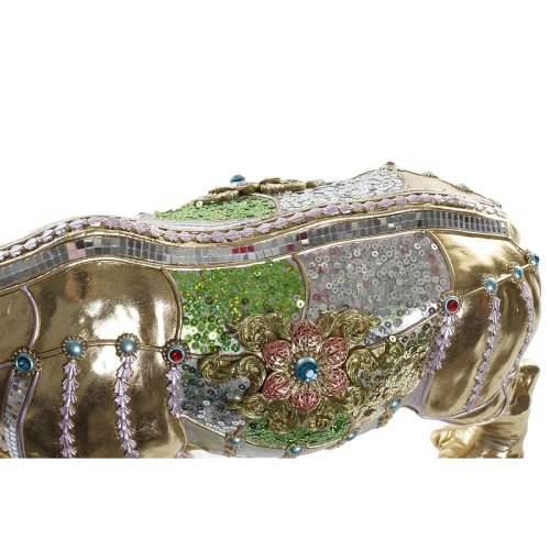 Ukrasna figura DKD Home Decor zlatan Smola Pisana Nosorog (55 x 17,5 x 25 cm) Cijena