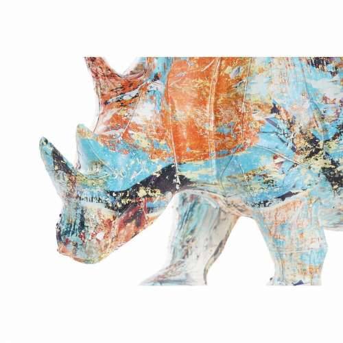 Ukrasna figura DKD Home Decor 34 x 12,5 x 16,5 cm Pisana Nosorog moderan Cijena