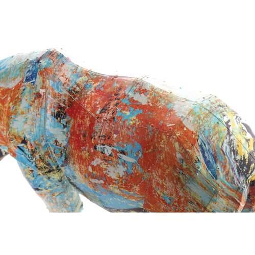 Ukrasna figura DKD Home Decor 34 x 12,5 x 16,5 cm Pisana Nosorog moderan Cijena