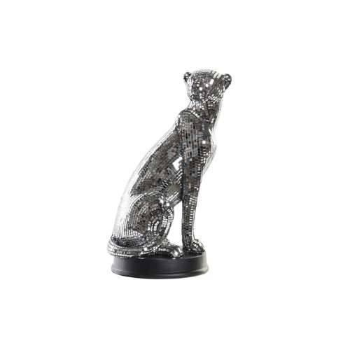 Ukrasna figura DKD Home Decor Srebrna Leopard Smola (19,5 x 16 x 31,5 cm) Cijena