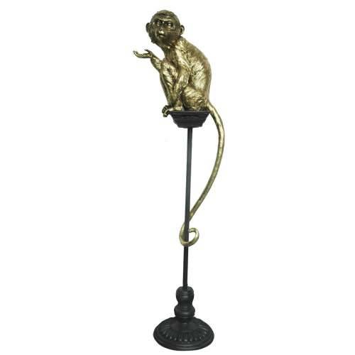Ukrasna figura DKD Home Decor zlatan Metal Smola Kolonijalni Majmun (32 x 21 x 105 cm) Cijena