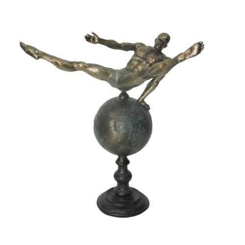 Ukrasna figura DKD Home Decor Svijet zlatan Smola Gimnastičar moderan (29 x 16 x 33 cm) Cijena