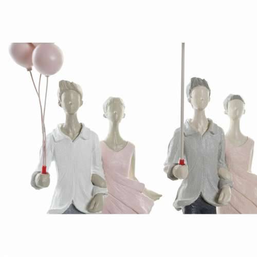 Ukrasna figura DKD Home Decor Siva Roza 18 x 10 x 37 cm Partner (2 kom.) Cijena