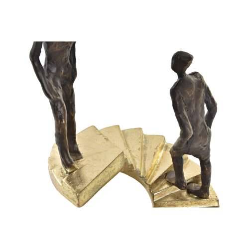 Ukrasna figura DKD Home Decor zlatan Smola Tamno sivo Stepenište moderan (14 x 14 x 41,5 cm) Cijena