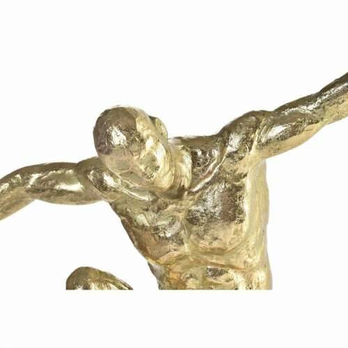 Ukrasna figura DKD Home Decor Kristal zlatan Smola Moški (28 x 12 x 38 cm) Cijena