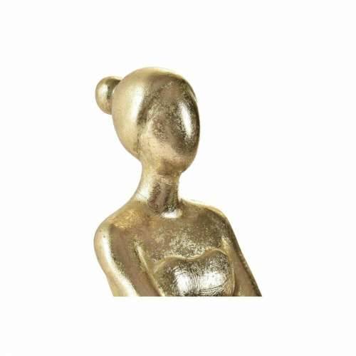 Ukrasna figura DKD Home Decor Balerina zlatan Smola Tamno sivo (21,5 x 23 x 32 cm) Cijena