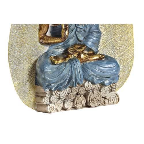 Ukrasna figura DKD Home Decor Plava Crvena Oranžna zlatan Buda Orijentalno 15,5 x 5 x 20,7 cm (3 kom.) Cijena