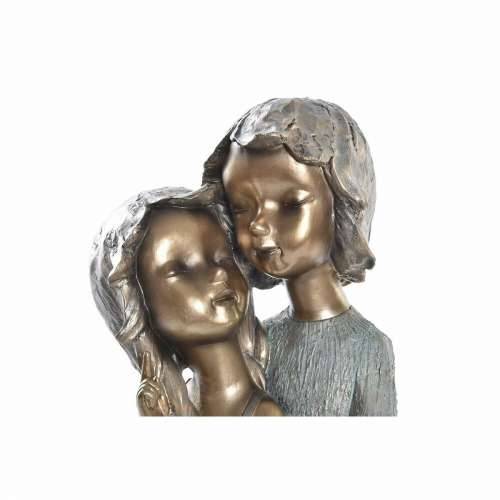 Ukrasna figura DKD Home Decor 19 x 15 x 28 cm Crvena zlatan Turkizno djeca (2 kom.) Cijena