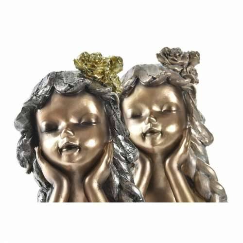 Ukrasna figura DKD Home Decor 17 x 14 x 25 cm Crvena zlatan (2 kom.) Cijena