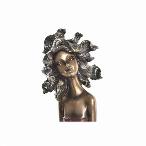 Ukrasna figura DKD Home Decor Crvena Turkizno zlatan Dama 20 x 9 x 23 cm (2 kom.) Cijena