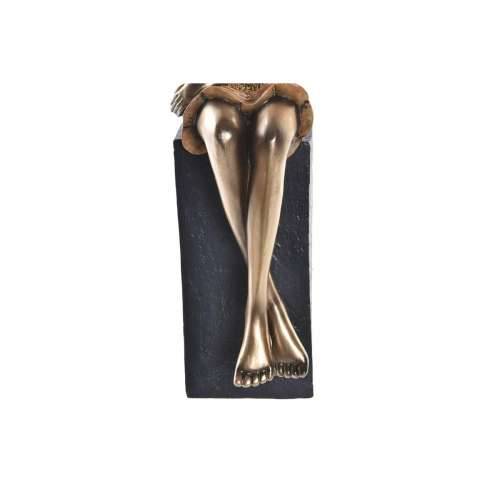 Ukrasna figura DKD Home Decor 9 x 10 x 35 cm Dama Crvena zlatan Turkizno (2 kom.) Cijena