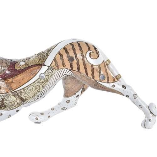 Ukrasna figura DKD Home Decor Bijela Pisana Oranžna Bijela/Narančasta Leopard Kolonijalni 30 x 40 cm 37 x 10 x 13 cm Cijena