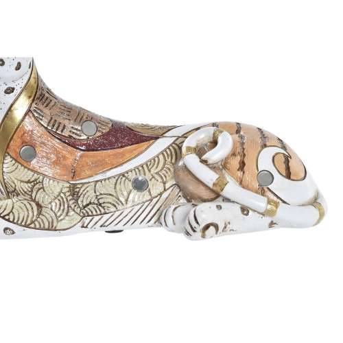 Ukrasna figura DKD Home Decor Bijela Oranžna Leopard Kolonijalni 24 x 10 x 12 cm Cijena