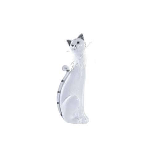 Ukrasna figura DKD Home Decor Bijela mačka romantični 30 x 40 cm 9 x 9 x 24 cm Cijena