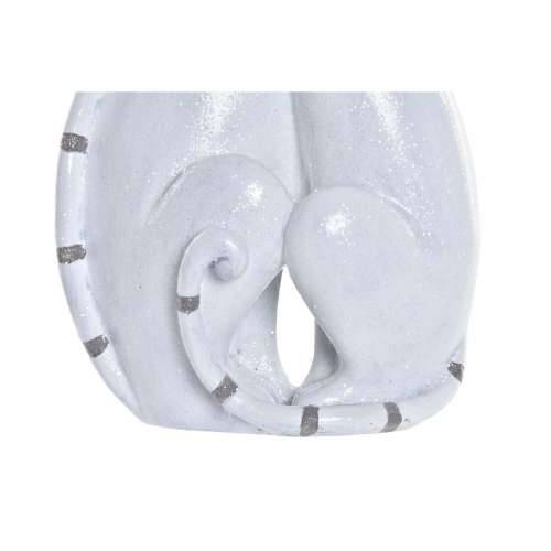 Ukrasna figura DKD Home Decor 15 x 10 x 29 cm Bijela Mačke romantični Cijena