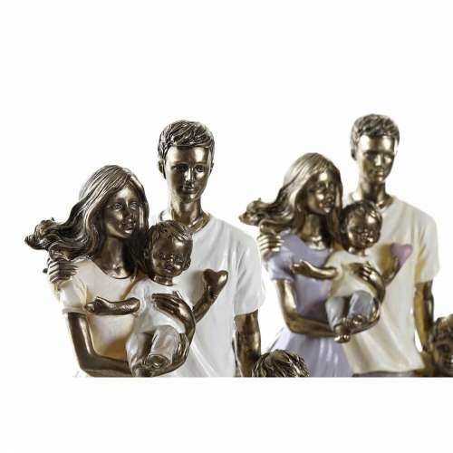 Ukrasna figura DKD Home Decor 17,5 x 8,5 x 26 cm zlatan Obitelj (2 kom.) Cijena