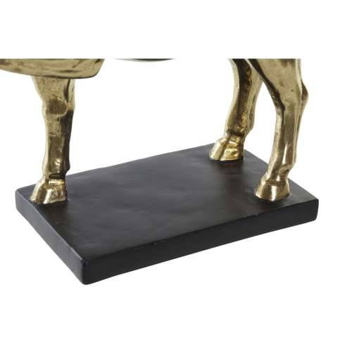 Ukrasna figura DKD Home Decor 29 x 9 x 25 cm Konj Crna zlatan Cijena