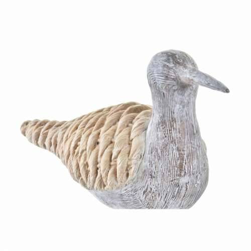 Ukrasna figura DKD Home Decor Siva Prirodno Ptica Mediteran 23 x 9 x 26,7 cm Cijena
