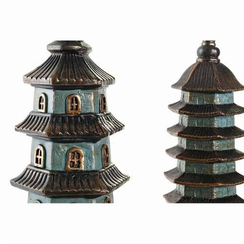 Ukrasna figura DKD Home Decor 15 x 17 x 50 cm Turkizno Orijentalno (2 kom.) Cijena