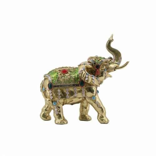 Ukrasna figura DKD Home Decor zlatan Slon moderan 24 x 12 x 23,5 cm Cijena