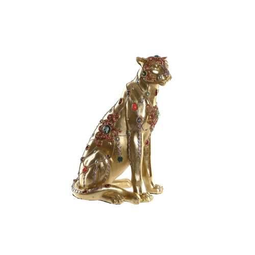 Ukrasna figura DKD Home Decor Leopard Smola Kolonijalni (25,5 x 17 x 33 cm) Cijena
