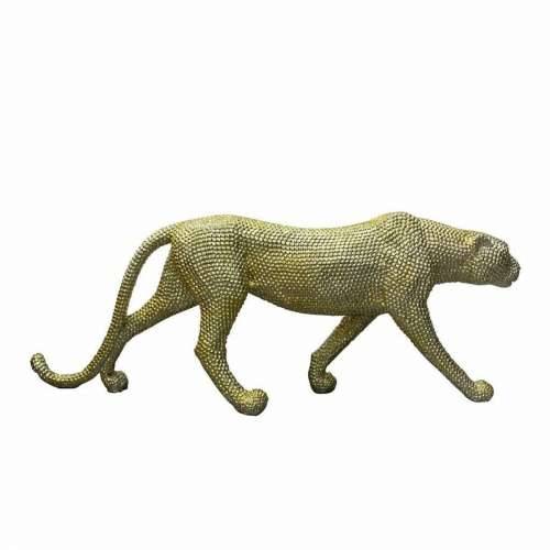 Ukrasna figura DKD Home Decor zlatan Leopard 120 x 23 x 44 cm Cijena