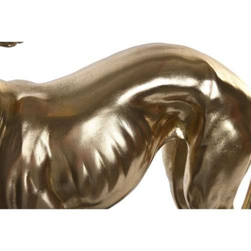 Ukrasna figura DKD Home Decor 44,5 x 17 x 65,5 cm Crna zlatan Pas Cijena