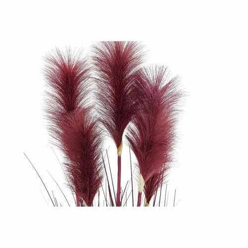 Ukrasna Biljka DKD Home Decor Kocka 30 x 30 x 106 cm Oranžna Polietilen Bordo Mesing (2 kom.) Cijena