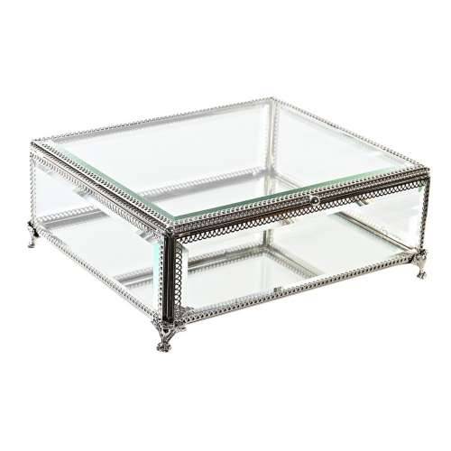 Kutija za nakit DKD Home Decor Providan Srebrna Metal Kristal 25 x 21 x 10 cm Cijena