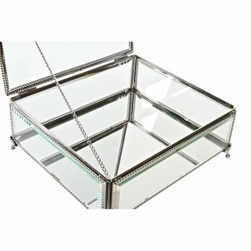 Kutija za nakit DKD Home Decor Providan Srebrna Metal Kristal 25 x 21 x 10 cm Cijena