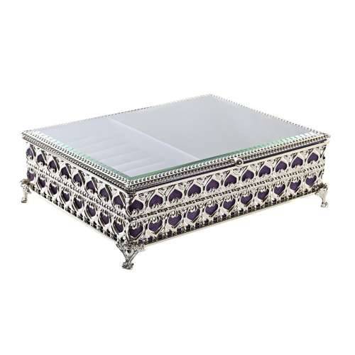 Kutija za nakit DKD Home Decor Kristal Metal (24 x 18 x 7 cm) Cijena