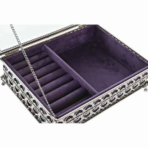 Kutija za nakit DKD Home Decor Kristal Metal (24 x 18 x 7 cm) Cijena