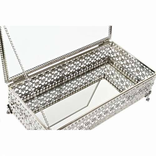 Kutija za nakit DKD Home Decor Kristal Srebrna Metal (25,5 x 12,5 x 7,5 cm) Cijena