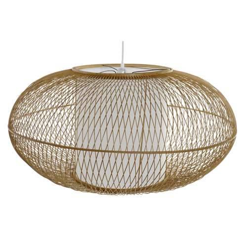 Stropna svjetiljka DKD Home Decor Bijela Prirodno Bambus 40 W 83 x 83 x 40 cm Cijena