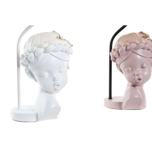 Stolna svjetiljka DKD Home Decor Crvena Smola Svetlo roza 220 V 50 W 30 x 30 x 49 cm (2 kom.) Cijena