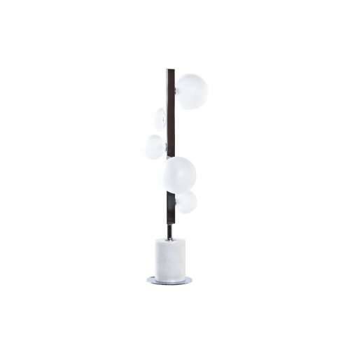Stolna svjetiljka DKD Home Decor Bijela Srebrna Kristal Mramor 220 V 15 x 15 x 68 cm Cijena