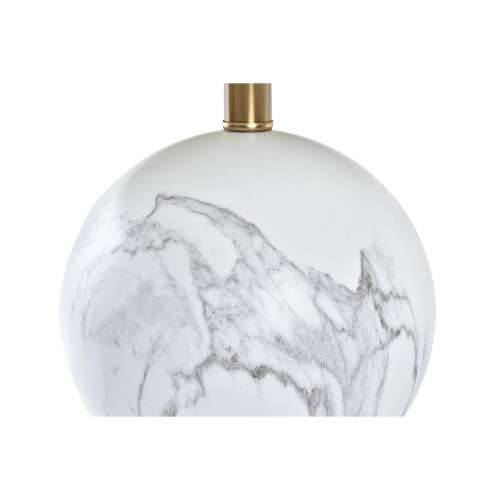 Stolna svjetiljka DKD Home Decor Bijela zlatan Metal 50 W 220 V 36 x 36 x 52 cm Cijena