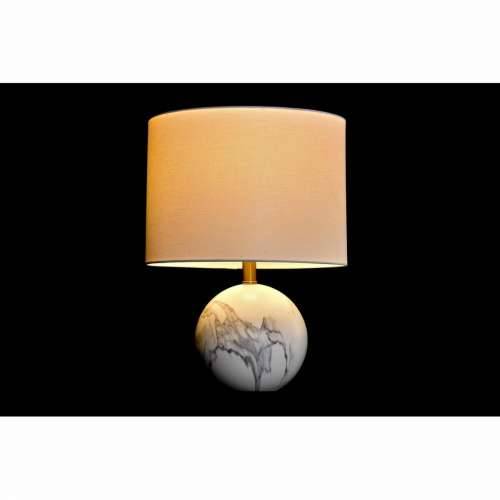 Stolna svjetiljka DKD Home Decor Bijela zlatan Metal 50 W 220 V 36 x 36 x 52 cm Cijena