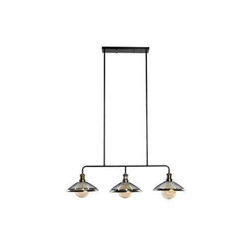 Stropna svjetiljka DKD Home Decor 100 x 29 x 22 cm Crna zlatan Metal 50 W Cijena