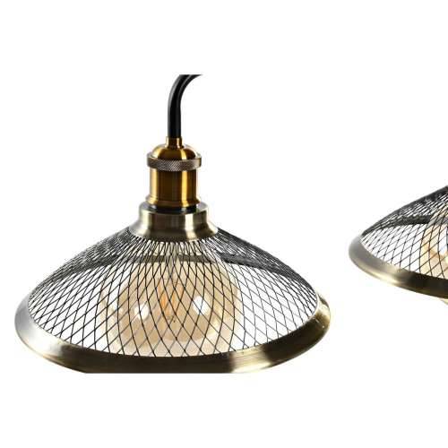 Stropna svjetiljka DKD Home Decor 100 x 29 x 22 cm Crna zlatan Metal 50 W Cijena