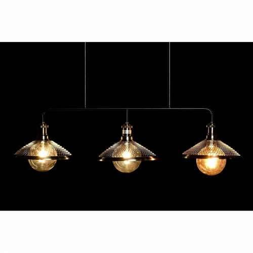 Stropna svjetiljka DKD Home Decor 100 x 29 x 22 cm Crna zlatan Metal 50 W Cijena