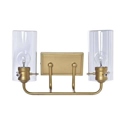 Zidna svjetiljka DKD Home Decor Kristal zlatan Metal 220 V 50 W (41 x 17 x 24 cm) Cijena