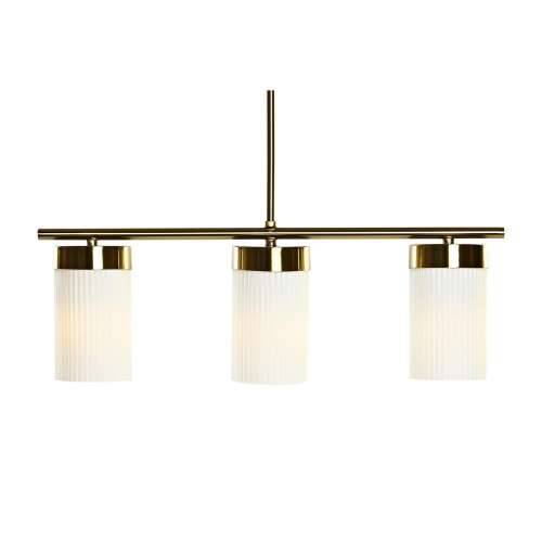 Stropna svjetiljka DKD Home Decor Bijela zlatan Metal Kristal 60 x 15 x 25 cm Cijena