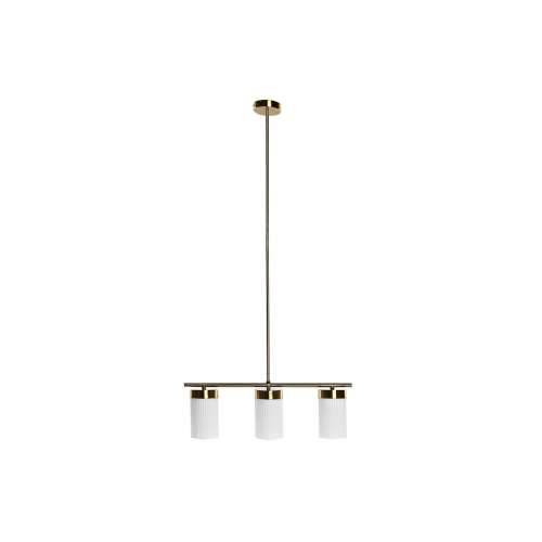 Stropna svjetiljka DKD Home Decor Bijela zlatan Metal Kristal 60 x 15 x 25 cm Cijena