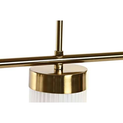 Stropna svjetiljka DKD Home Decor Bijela zlatan Metal Kristal 60 x 15 x 25 cm Cijena