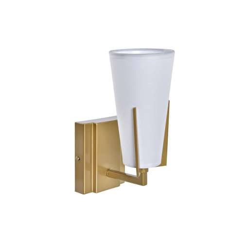 Zidna svjetiljka DKD Home Decor 25W zlatan Metal Poliester Bijela 220 V (12 x 14 x 25 cm) Cijena