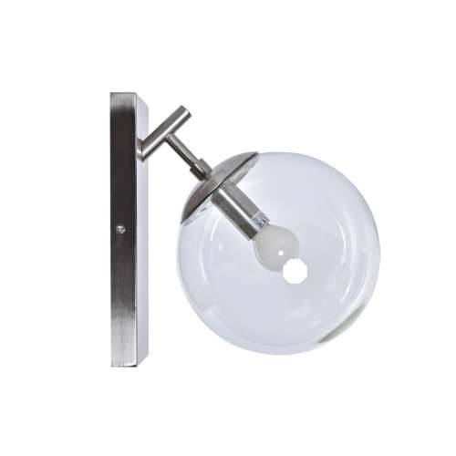 Zidna svjetiljka DKD Home Decor 25W Kristal Srebrna Metal 220 V (20 x 25 x 27 cm) Cijena