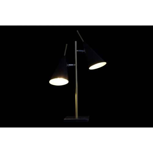 Stolna svjetiljka DKD Home Decor Crna zlatan Metal 25 W 220 V 38 x 16 x 64 cm Cijena