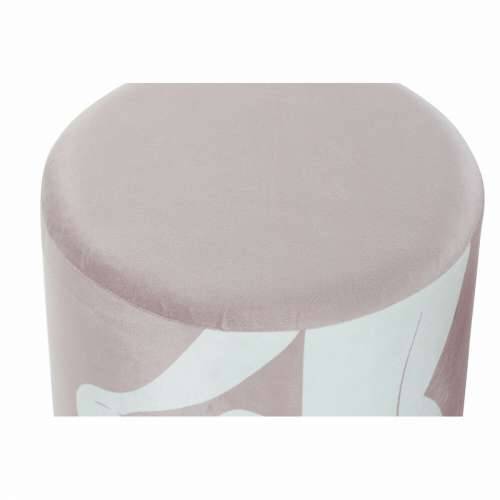 Naslonjač za Noge DKD Home Decor Scandi zlatan Bijela Svetlo roza 30 x 30 x 38 cm (2 kom.) Cijena