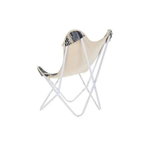 Vrtna fotelja DKD Home Decor Bijela Crna Željezo 74 x 65 x 90 cm Cijena